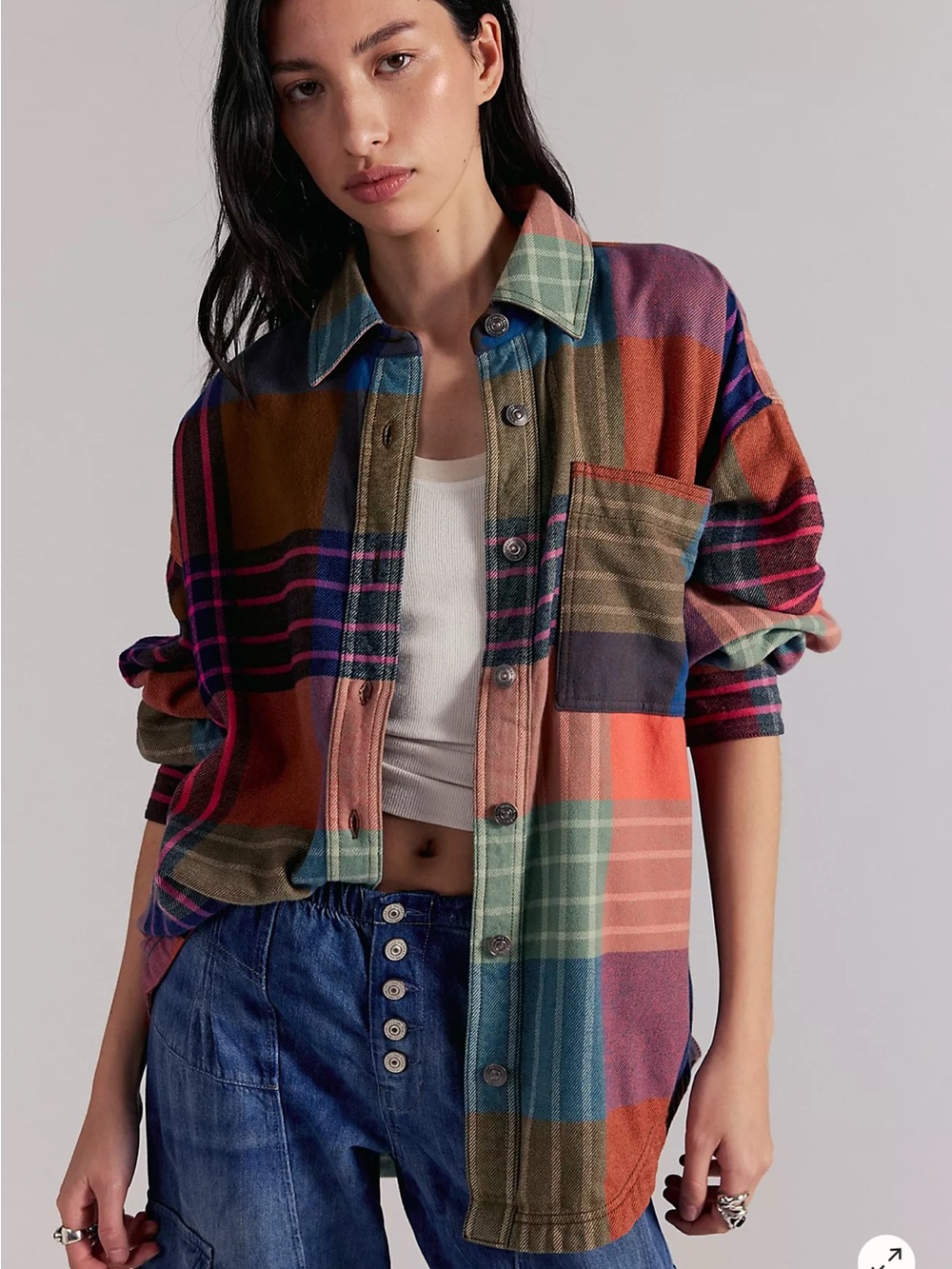 We The Free Ashley Plaid Shirt